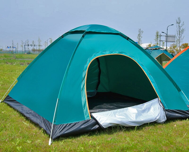 Cheap Goat Tents Portable Light Camping  Tent Suitable For 3 5 People Easy Instant Setup Protable Backpacking For Sun Shelter,Travelling,Hiking   